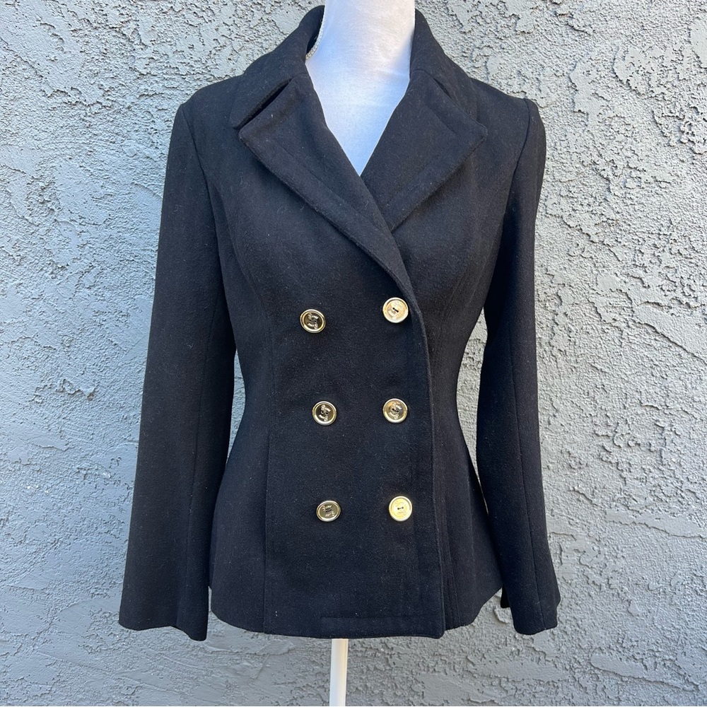 Guess Black Peacoat Size M